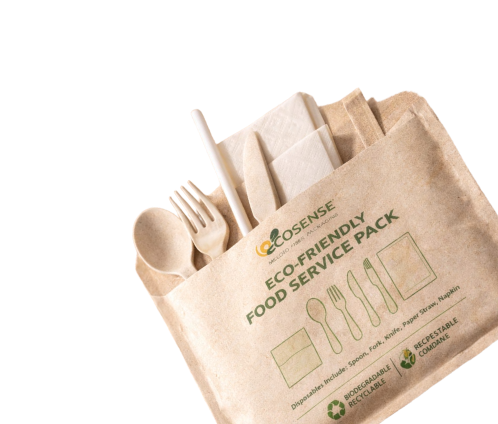 EcoSense Paper Cutlery Set