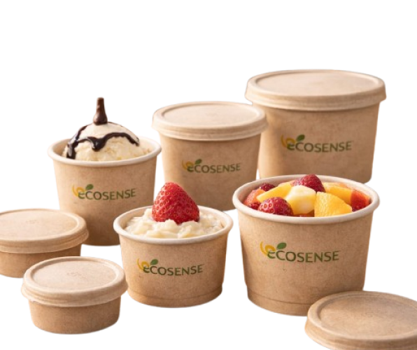 EcoSense Paper Food Bowls